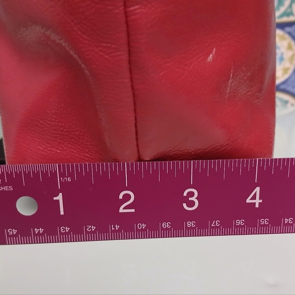 Coach Laura XL Patent Leather Tote Bag - Coral - Picture 14 of 15